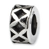 Reflection Beads Sterling Silver X Spacer Bead