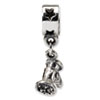 Reflection Beads Sterling Silver Hair Dryer Dangle Bead