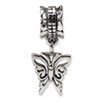 Reflection Beads Sterling Silver Butterfly Dangle Bead