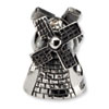Reflection Beads Sterling Silver Windmill Bead