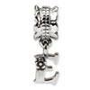 Reflection Beads Sterling Silver Letter E Dangle Bead