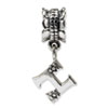 Reflection Beads Sterling Silver Letter H Dangle Bead