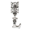 Reflection Beads Sterling Silver Letter L Dangle Bead
