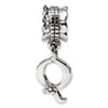 Reflection Beads Sterling Silver Letter Q Dangle Bead