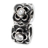 Reflection Beads Sterling Silver CZ Connector Bead