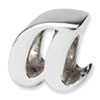 Reflection Beads Sterling Silver Letter A Script Bead