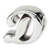 Reflection Beads Sterling Silver Letter D Script Bead