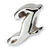 Reflection Beads Sterling Silver Letter J Script Bead