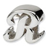 Reflection Beads Sterling Silver Letter R Script Bead