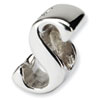 Reflection Beads Sterling Silver Letter S Script Bead