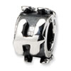 Reflection Beads Sterling Silver Letter H Message Bead