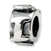 Reflection Beads Sterling Silver Letter I Message Bead