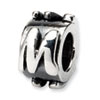 Reflection Beads Sterling Silver Letter M Message Bead