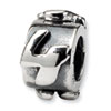 Reflection Beads Sterling Silver Number 4 Message Bead