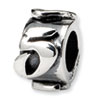 Reflection Beads Sterling Silver Number 5 Message Bead