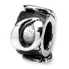 Reflection Beads Sterling Silver Letter O Message Bead