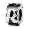Reflection Beads Sterling Silver Letter R Message Bead