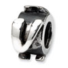 Reflection Beads Sterling Silver Letter V Message Bead