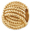 Reflection Beads Sterling Silver and Gold-plated Ball of Yarn Bead