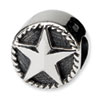 Reflection Beads Sterling Silver  Star Bead