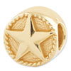 Reflection Beads Sterling Silver and Gold-plated Star Bead