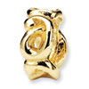 Reflection Beads 14k Yellow Gold Scroll Bali Bead
