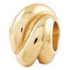Reflection Beads Sterling Silver and Gold-plated Wrap Bali Bead