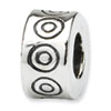Reflection Beads Sterling Silver Circles Bali Bead