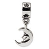 Reflection Beads Sterling Silver Crescent Moon Dangle Bead
