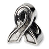 Reflection Beads Sterling Silver Awareness Ribbon Bead