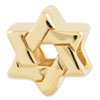Reflection Beads Sterling Silver and Gold-plated Star of David Bead