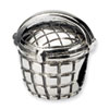 Reflection Beads Sterling Silver Basket Bead