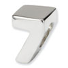 Reflection Beads Sterling Silver Number 7 Bead
