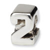Reflection Beads Sterling Silver Kids Numeral 2 Bead