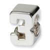 Reflection Beads Sterling Silver Kids Numeral 3 Bead