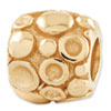 Reflection Beads Sterling Silver and Gold-plated Dots Bali Bead