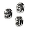 Reflection Beads Sterling Silver #1 Mom Trilogy Oval Bead