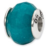 Reflection Beads Sterling Silver Light Blue Quartz Stone Bead