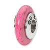 Reflection Beads Sterling Silver Pink Magnasite Stone Bead