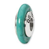 Reflection Beads Sterling Silver Blue Maganasite Stone Bead