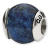Reflection Beads Sterling Silver Lapis Stone Bead