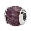 Reflection Beads Sterling Silver Charoite Stone Bead