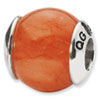 Reflection Beads Sterling Silver Pink Calcite Stone Bead