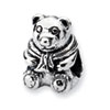 Reflection Beads Sterling Silver Teddy Bear Bead