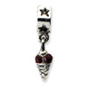 Reflection Beads Sterling Silver Enameled Ice Cream Cone Dangle Bead