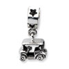Reflection Beads Sterling Silver Golf Cart Dangle Bead