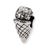 Reflection Beads Sterling Silver Ice Cream Cone Bead