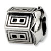 Reflection Beads Sterling Silver Bali Bead
