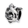 Reflection Beads Sterling Silver Lizard on a Log Bead