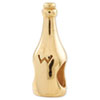 Reflection Beads Sterling Silver and Gold-plated Wine Bottle Bead